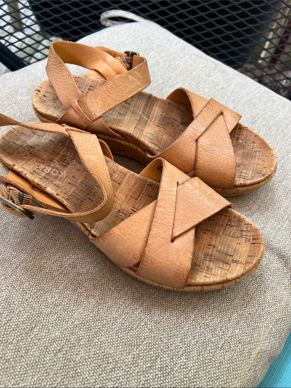 Kork Ease Myrna Platform Cork Wedge Sandals